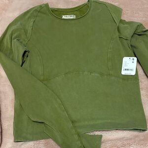 We The Free Olive Green Tee